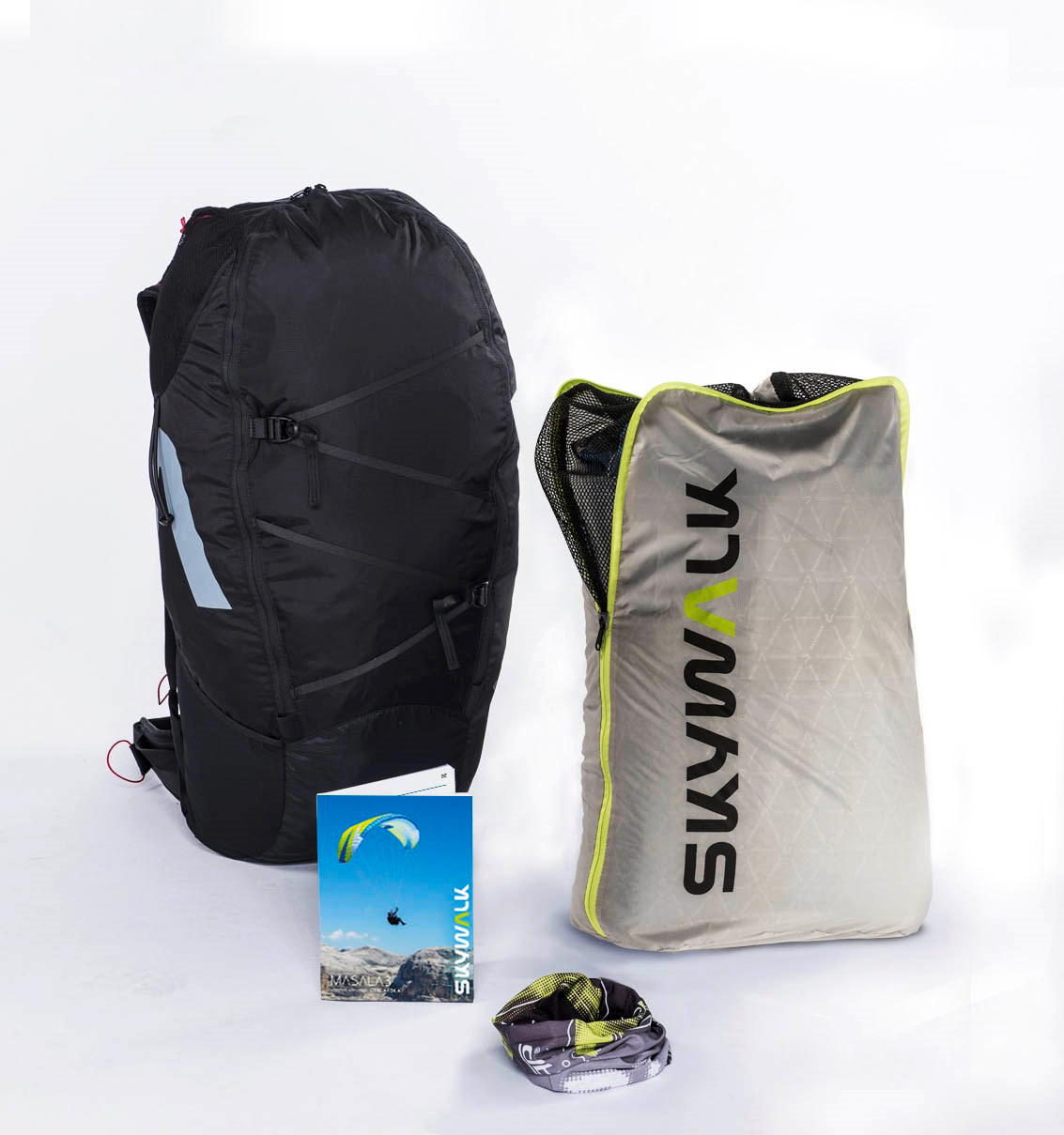 skywalk MASALA3 delivery with HIKE backpack