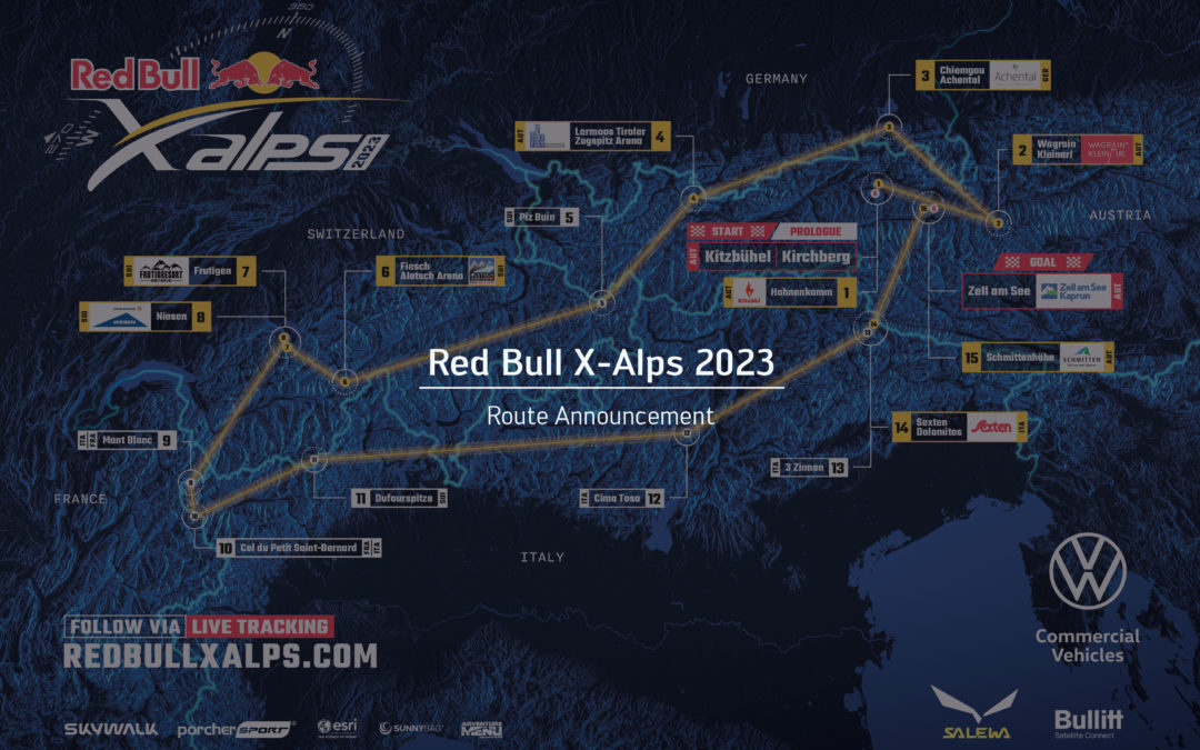 Red Bull X-Alps 2023 Route Announcement
