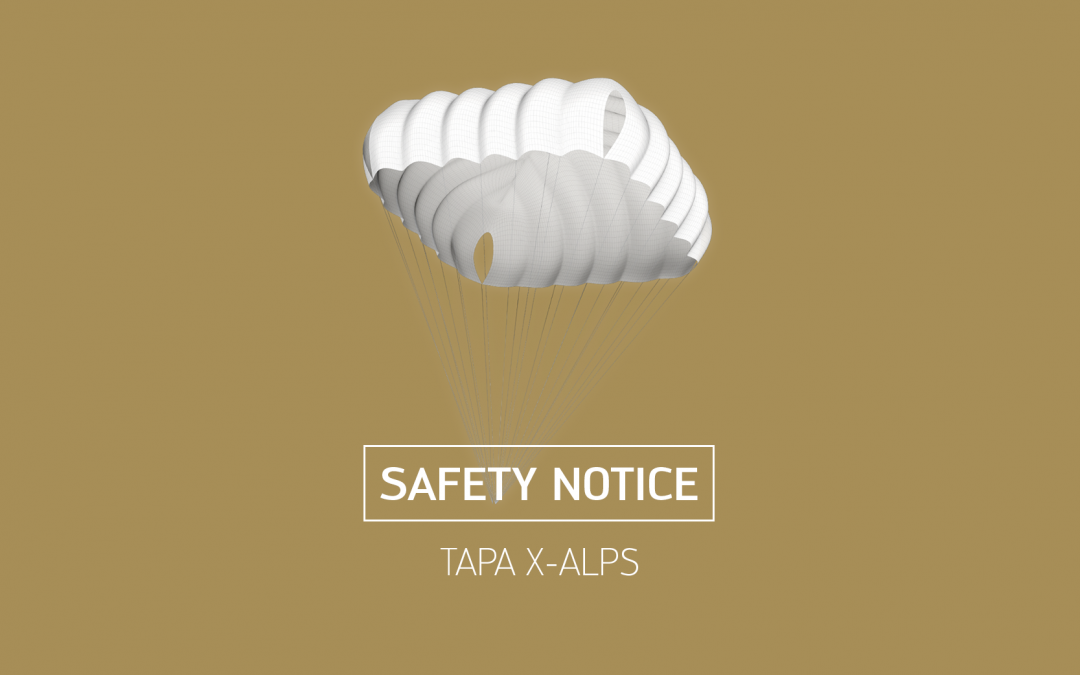 Safety notice TAPA X-ALPS